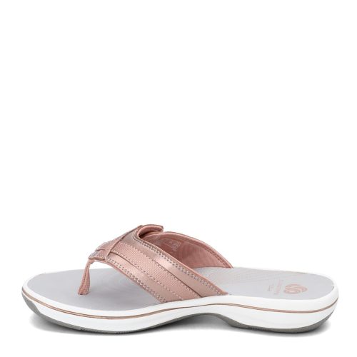 26142608 Womens Clarks Breeze Sea Sandal Rose Gold 3