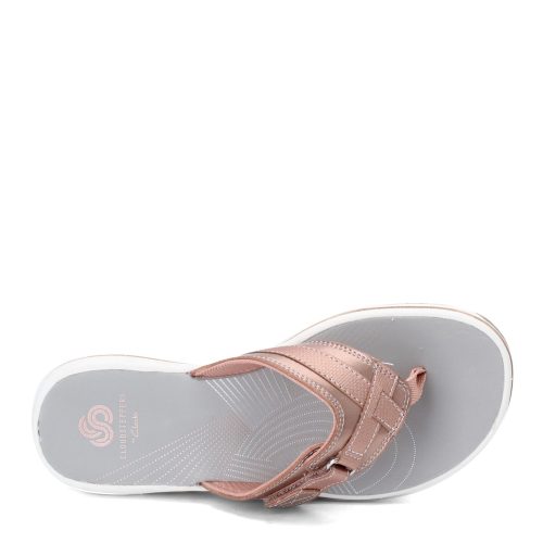 26142608 Womens Clarks Breeze Sea Sandal Rose Gold 5