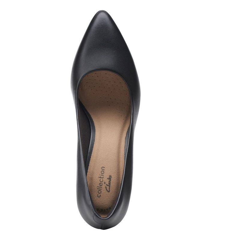 26153216 Womens Clarks Illeana Tulip Pump Black 5