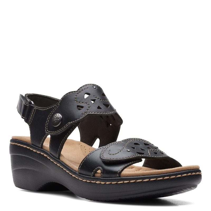 26158252 Womens Clarks Merliah Dove Sandal Black