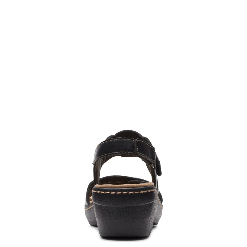 26158252 Womens Clarks Merliah Dove Sandal Black 4