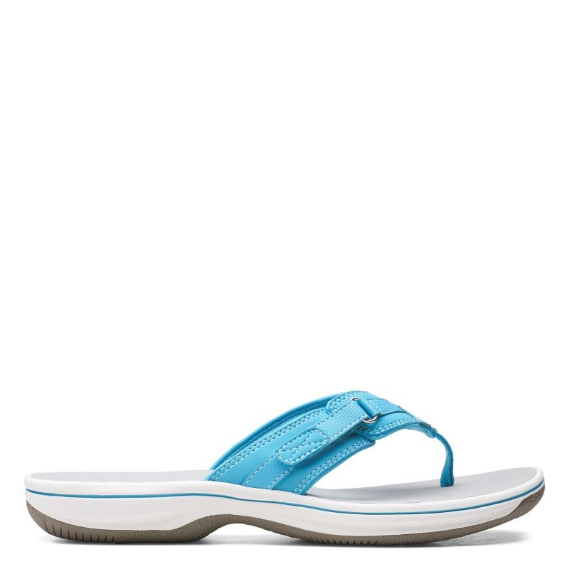 26158714 Womens Clarks Breeze Sea Sandal Aqua 1 4c35a3c9 1d66 4e92 9b46 aeb15dbdad0d