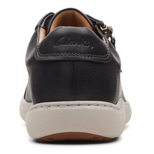 26159124 Womens Clarks Nalle Lace Sneaker Black 5