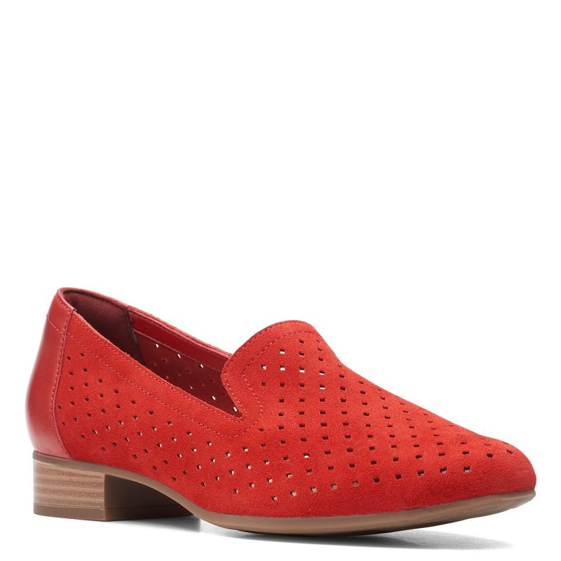 26159227 Womens Clarks Juliet Hayes Loafer Red