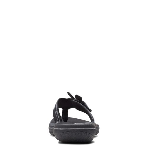 26159852 Womens Clarks Brinkley Flora Sandal Black Patent 4