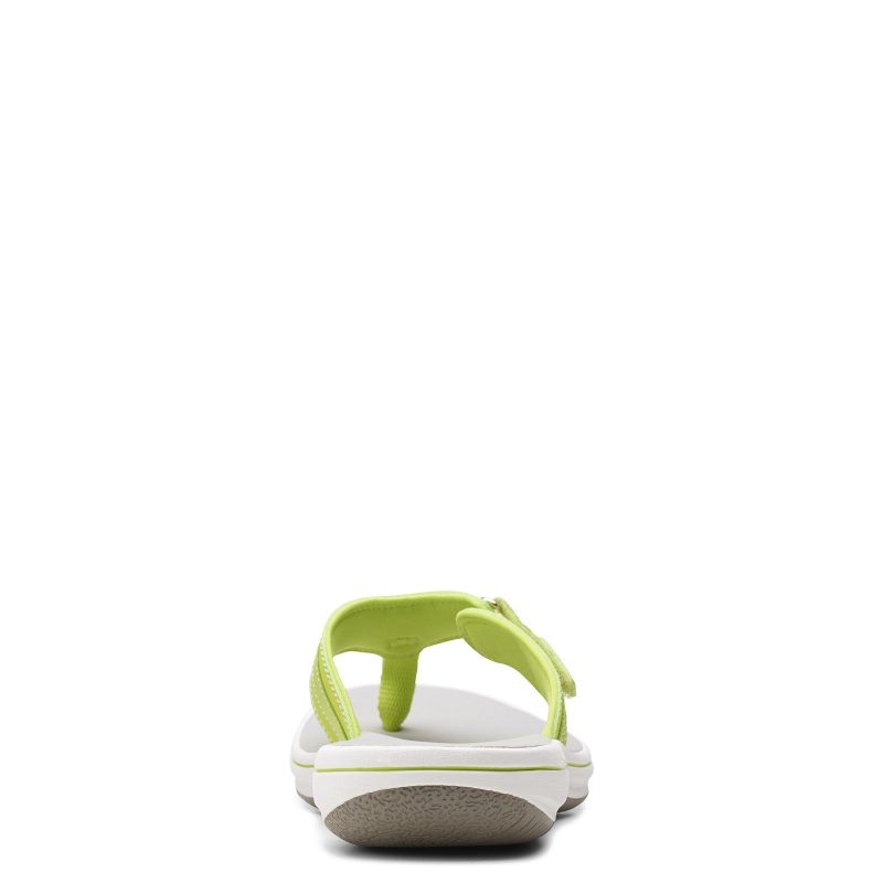 26160788 Womens Clarks Breeze Sea Sandal Lime 4