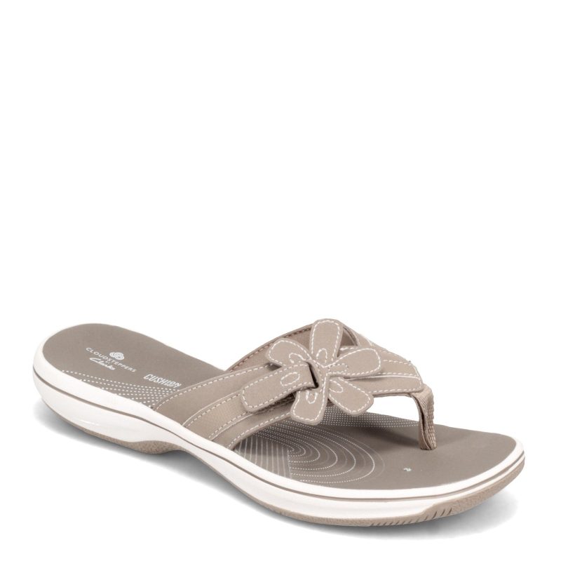 26160791 Womens Clarks Brinkley Flora Sandal Taupe