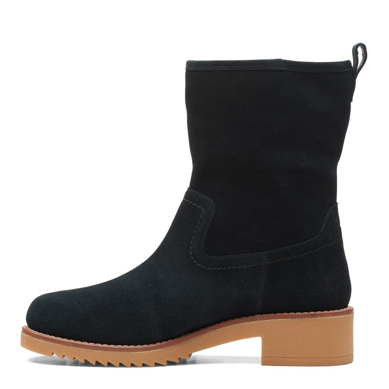 26161283 Womens Clarks Eden Mid Hi Boot Black 4