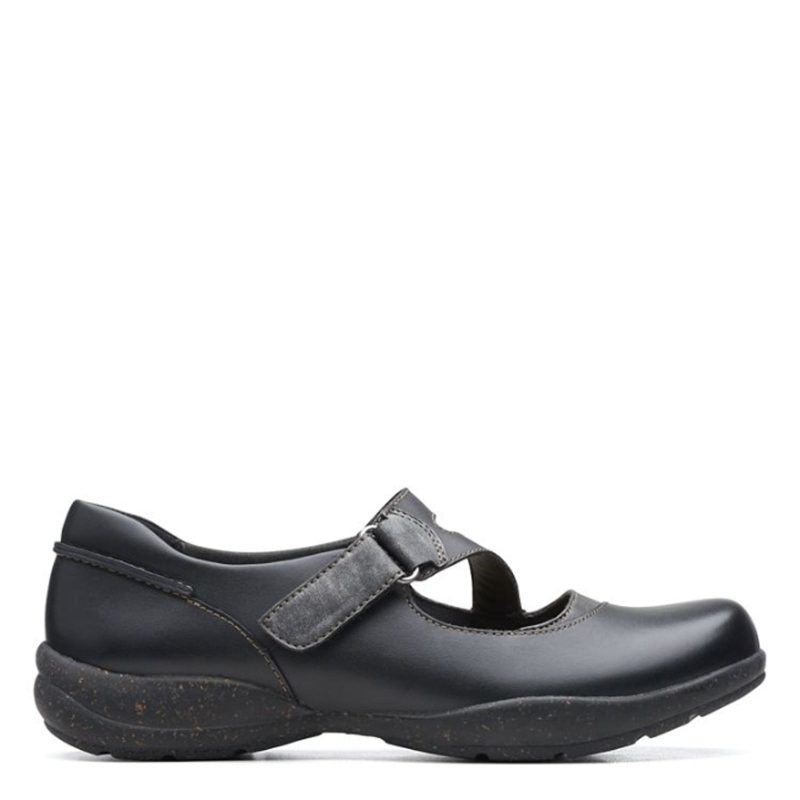 26161992 Womens Clarks Black 1