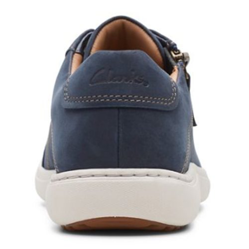 26163570 Womens Clarks Nalle Lace Sneaker Navy Nubuck 5