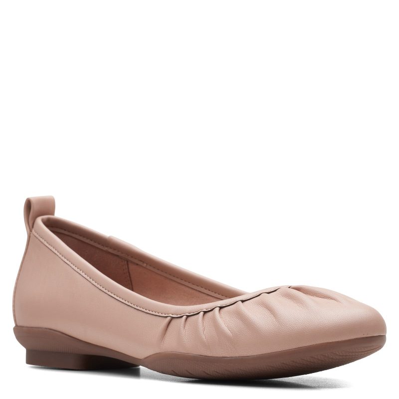 26163978 Womens Clarks Sara Ballet Flat Blush 7784fac2 6af4 4914 9f92 fd2bc8b915d5