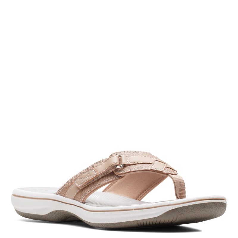 26164626 Womens Clarks Breeze Sea Sandal Taupe