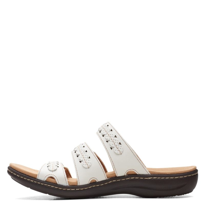 26164833 Womens Clarks Laurieann Cove Sandal White 3