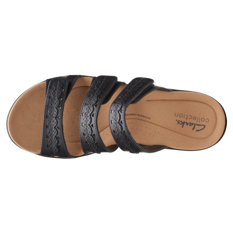 26164834 Womens Clarks Laurieann Cove Sandal Black 6