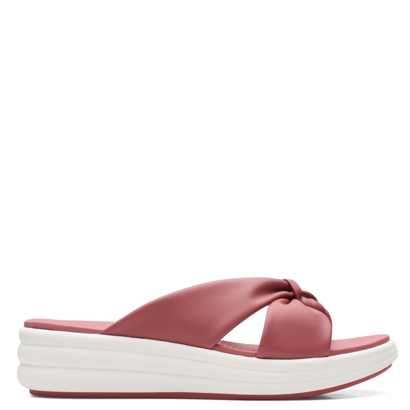 26164917 Womens Clarks Drift Ave Sandal Dusty Pink Rose 1