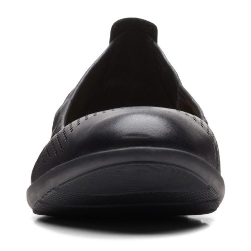 26165152 Womens Clarks Jenette Ease Flat Black 3