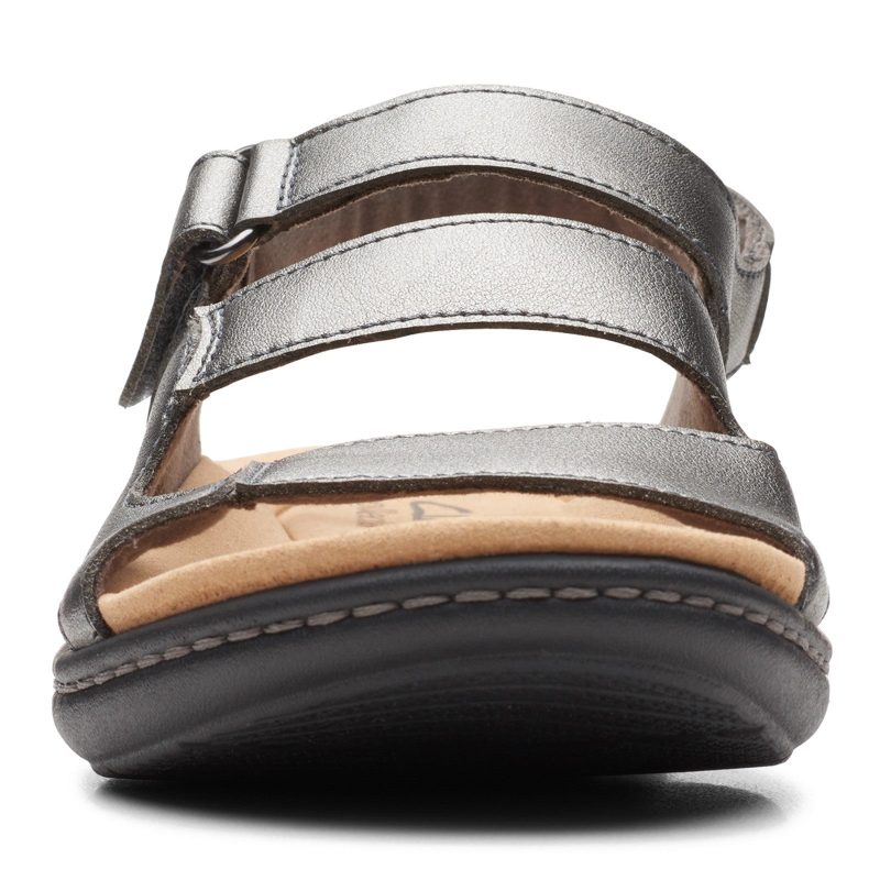 26165277 Womens Clarks Laurieann Style Sandal Pewter 2