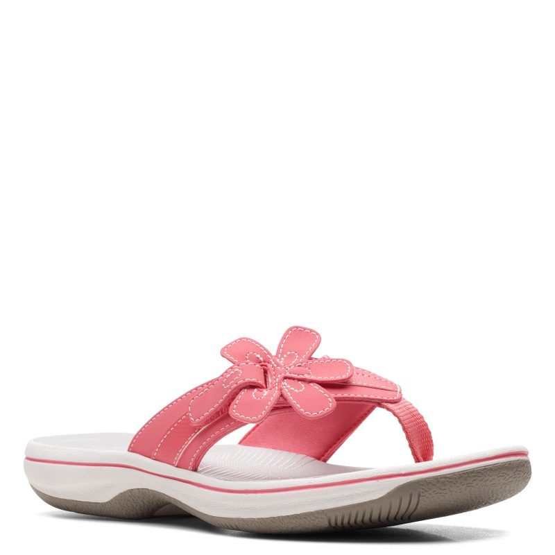 26165325 Womens Clarks Brinkley Flora Sandal Coral