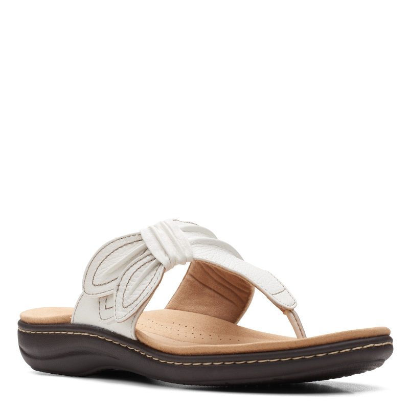 26165386 Womens Clarks Laurieann Rae Sandal White