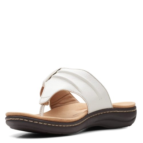 26165386 Womens Clarks Laurieann Rae Sandal White 4