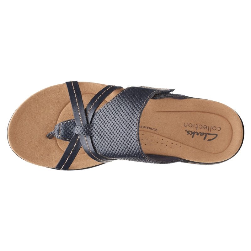 26165387 Womens Clarks Laurieann Edge Sandal Navy 6