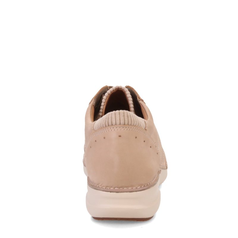 26165410 Womens Clarks Appley Tie Sneaker Sand 4