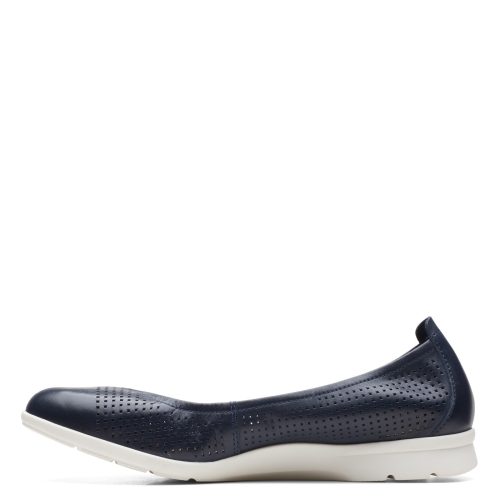 26166715 Womens Clarks Navy 3