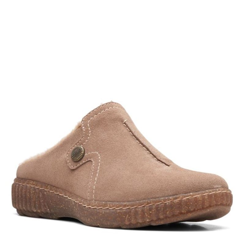 26167454 Womens Clarks Caroline Step Clog Stone