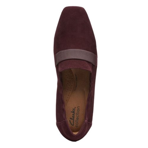 26167792 Womens Clarks Tilmont Eve Loafer Burgundy Suede 6 ae909fb3 6d74 4d40 b4a3 120fa22e0a58