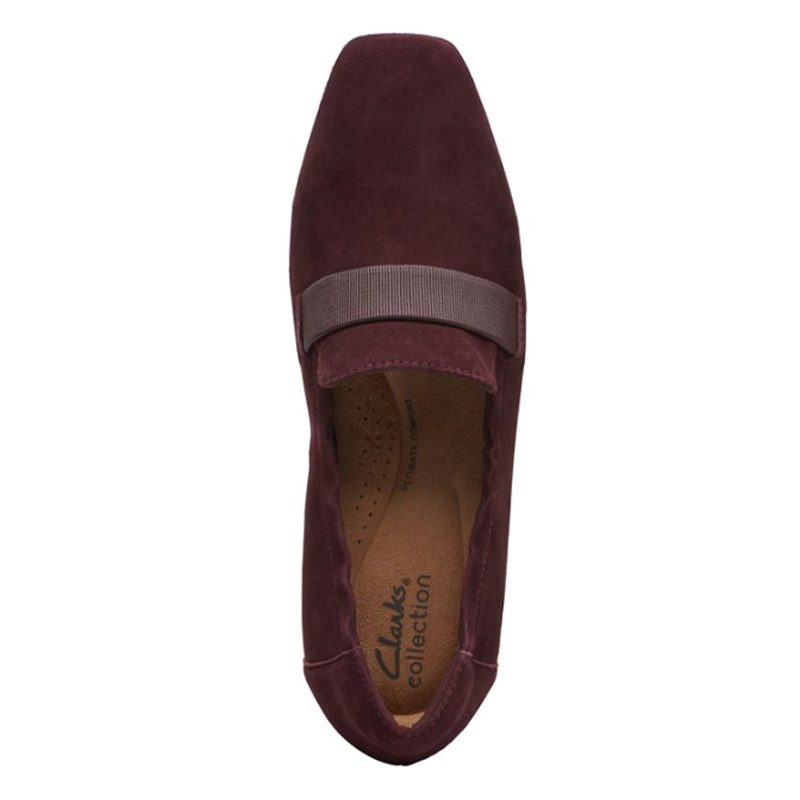 26167792 Womens Clarks Tilmont Eve Loafer Burgundy Suede 6 ae909fb3 6d74 4d40 b4a3 120fa22e0a58