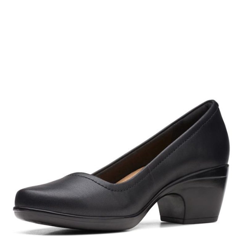 26167959 Womens Clarks Emily Belle Pump Black 3