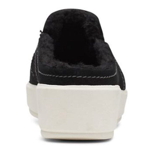 26168517 Womens Clarks Layton Gem Clog Black Suede 5