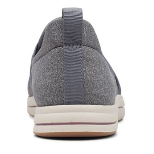 26168884 Womens Clarks Breeze Bali Slip On Grey 5