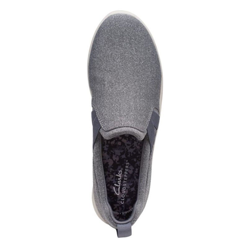 26168884 Womens Clarks Breeze Bali Slip On Grey 6