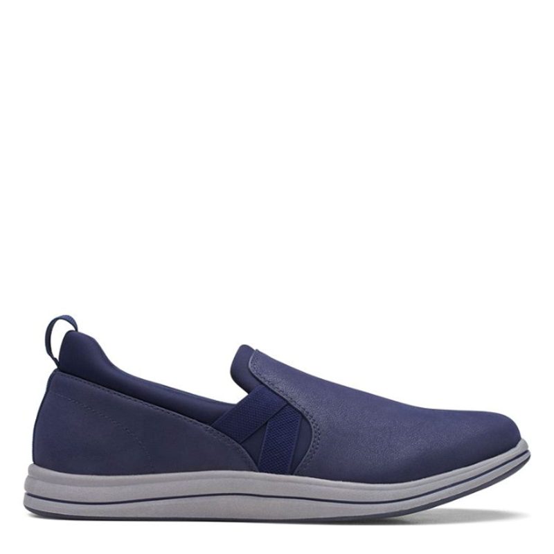 26168943 Womens Clarks Breeze Bali Slip On Navy 1 6d4ef92b a815 4cf4 ac14 fa6b9560049a