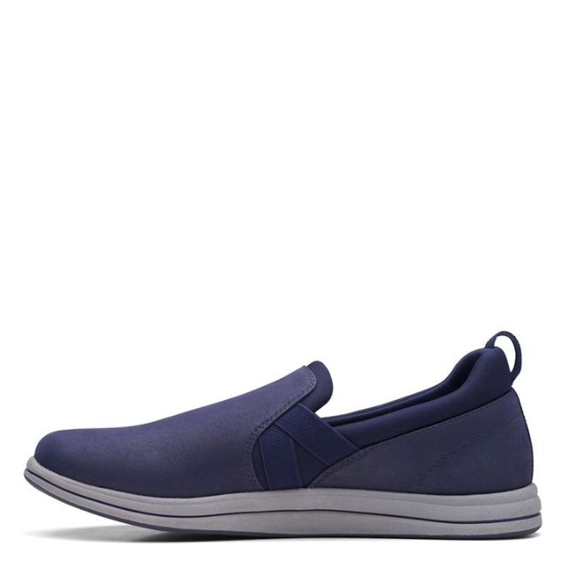 26168943 Womens Clarks Breeze Bali Slip On Navy 4 96089da4 668b 4890 aa16 b067663d9f53