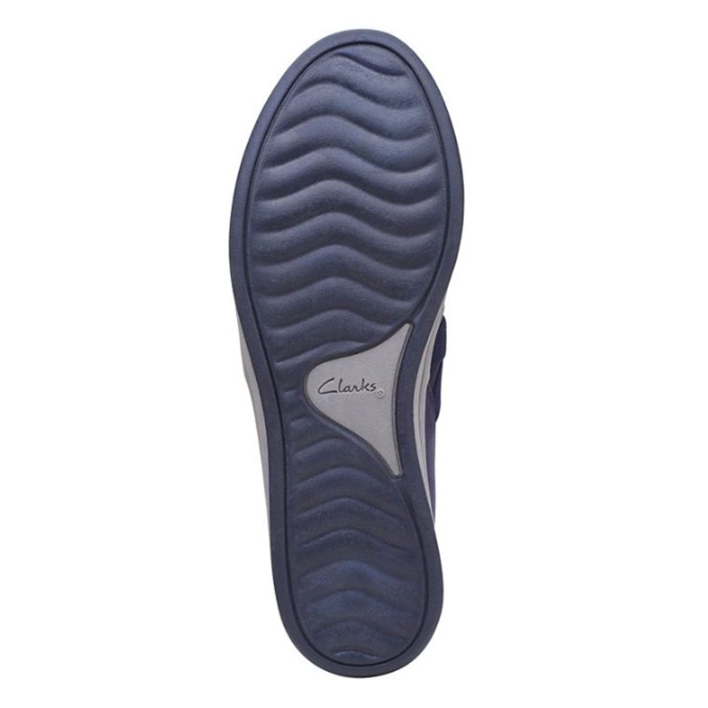 26168943 Womens Clarks Breeze Bali Slip On Navy 7