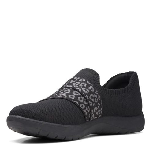 26168962 Womens Clarks Adella Stride Slip On Black 3