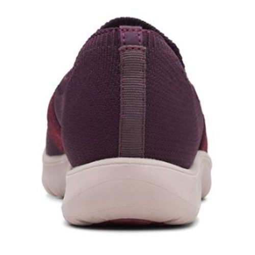 26168964 Womens Clarks Adella Stride Slip On Burgundy 5