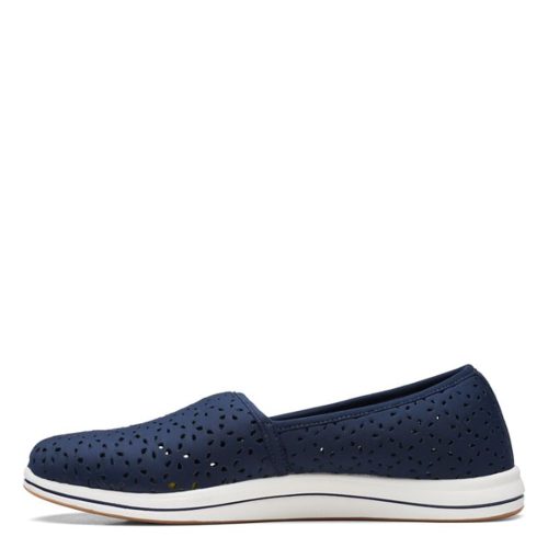 26171360 Womens Clarks Breeze Emily Slip On Navy 4