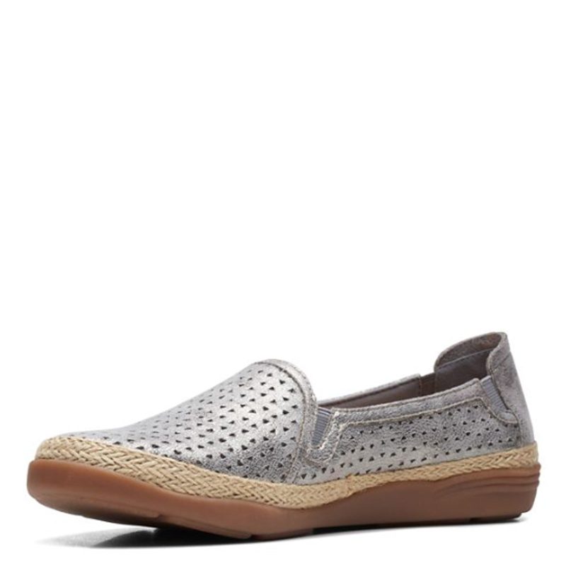 26171810 Womens Clarks Pewter 3