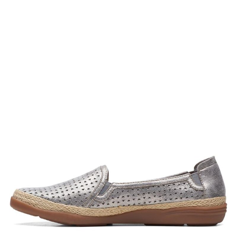 26171810 Womens Clarks Pewter 4