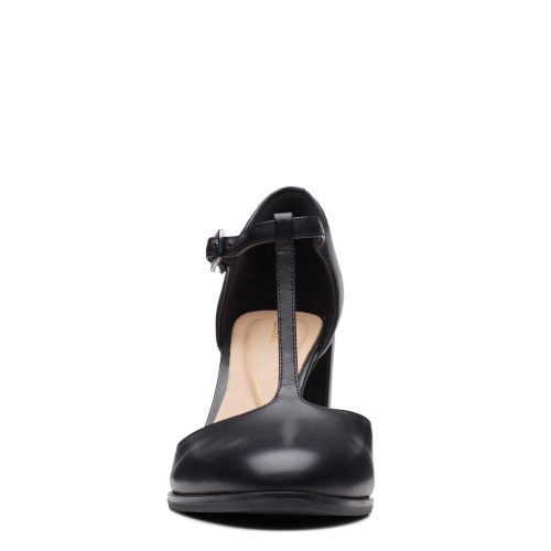 26171952 Womens Clarks Freva 85 Bar Pump Black 2