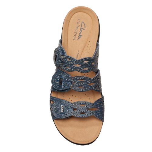 26177836 Womens Clarks Laurieann Ruby Sandal Blue Grey 4