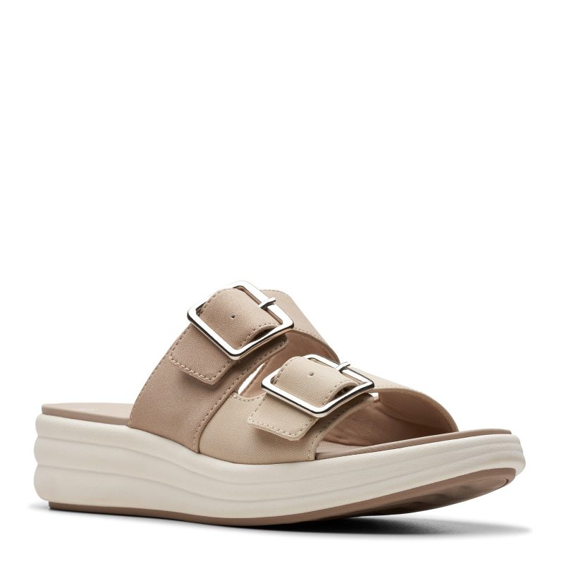 26177849 Womens Clarks Drift Buckle Sandal Sand