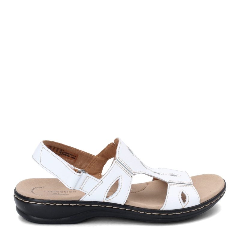 26214806 Womens Clarks Leisa Lakelyn Sandal White 1