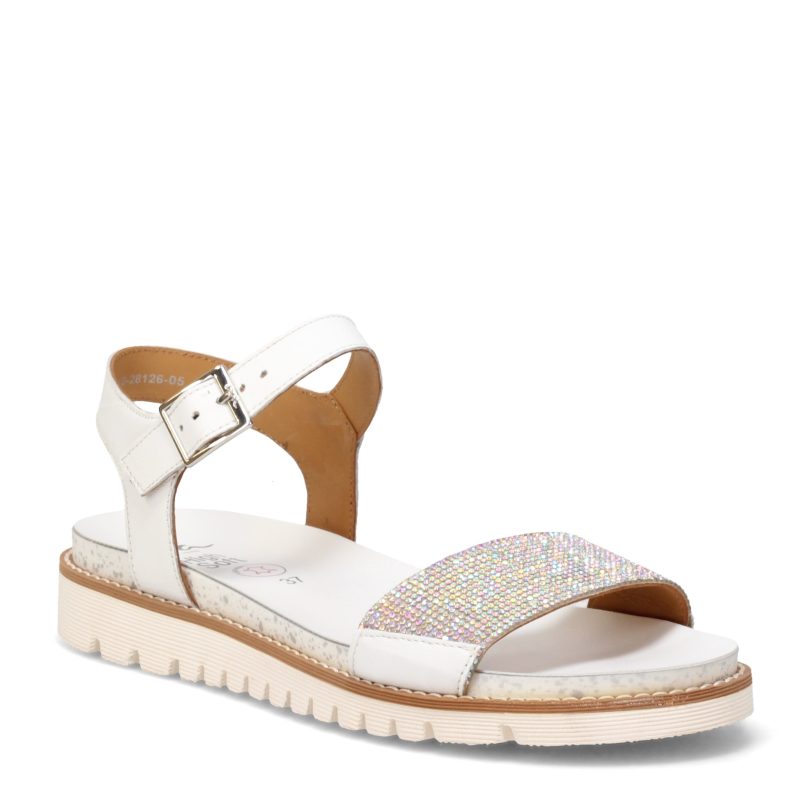 28126 05 Womens Ara Karine Sandal White