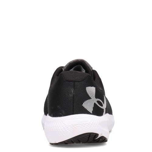 3024143 002 Womens Under Armour Charged Pursuit 2 Running Shoe Black White 4