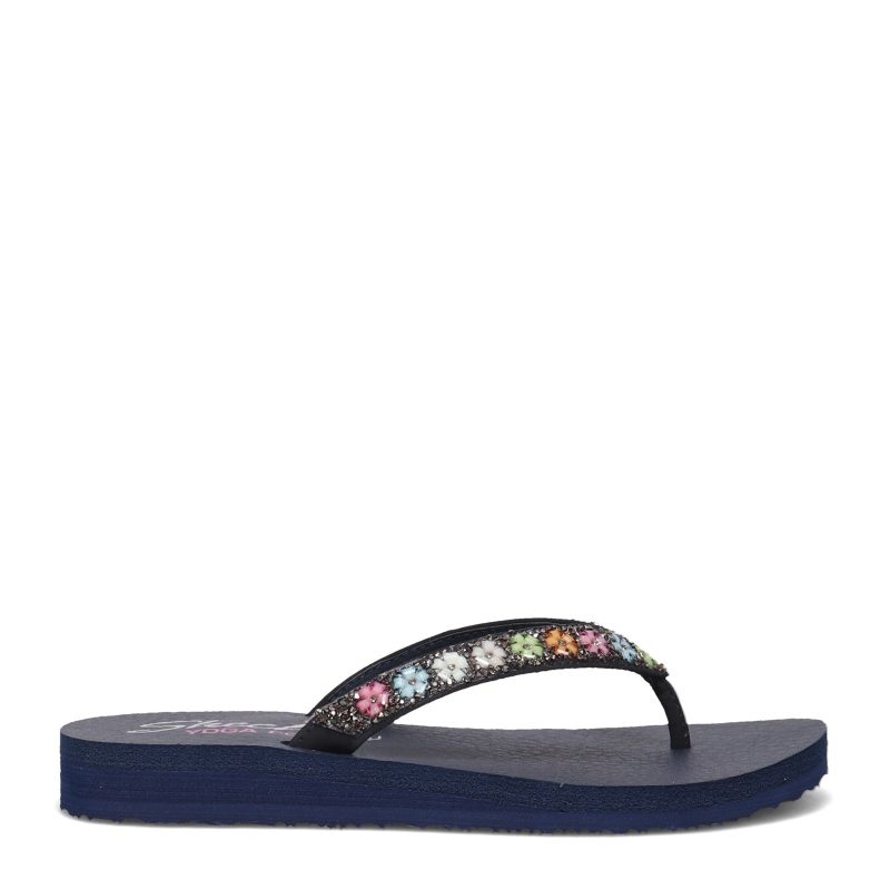 31559 Nvy Womens Skechers Meditation Daisy Delight Sandal Navy 1 883db9bf 28d1 4195 955b 0e74b3ead433