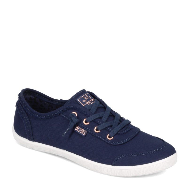 33492 Nvy Womens Skechers Bobs B Cute Sneaker Navy